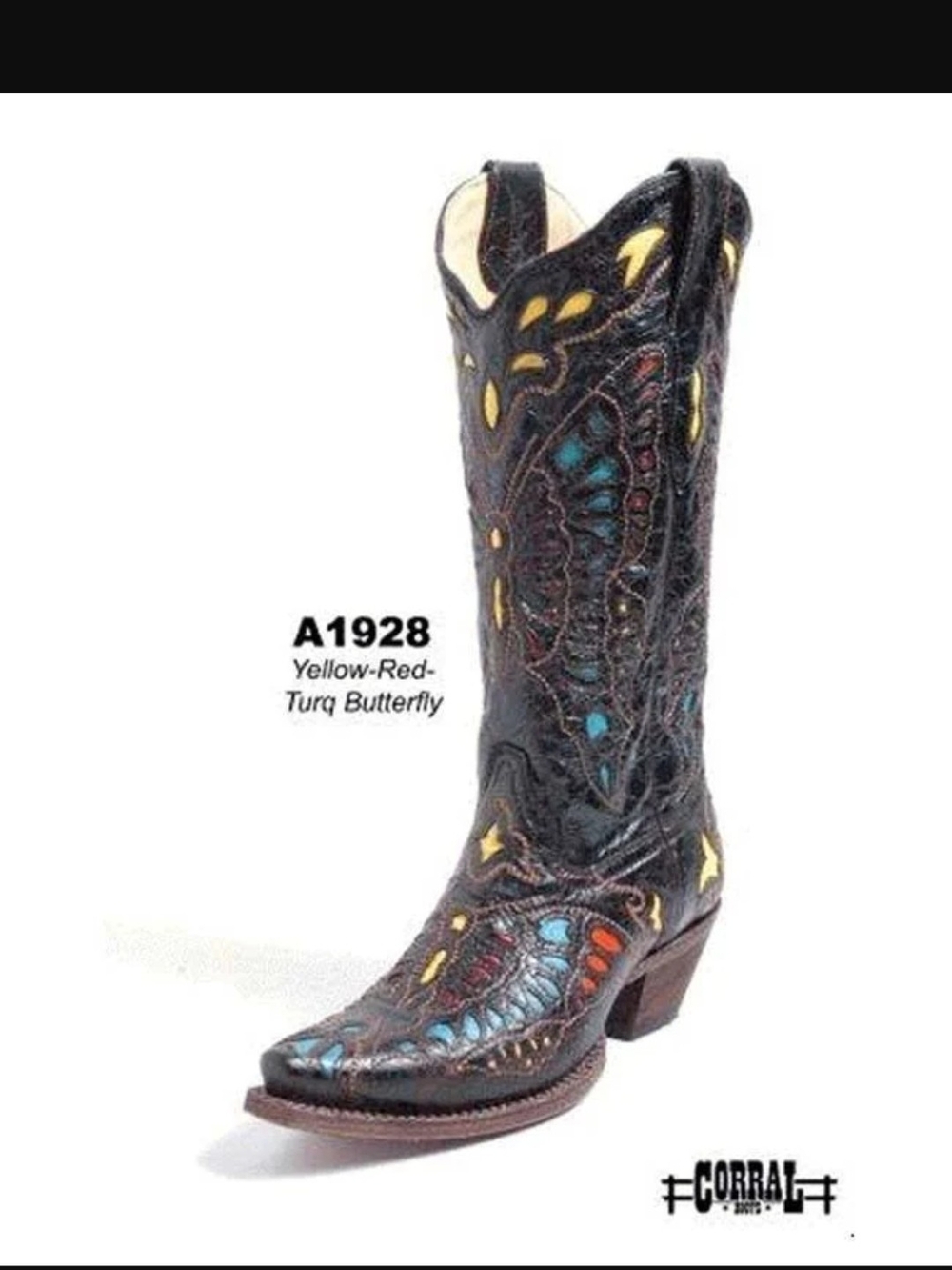 EUC, Vintage Women's Corral Leather Boots